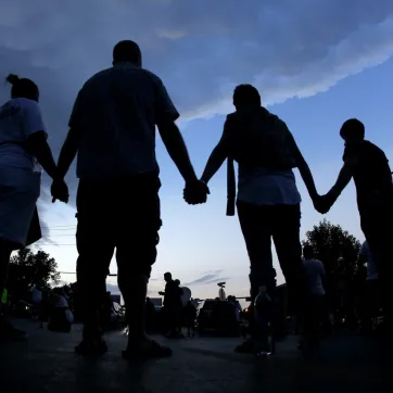 Group of people praying
