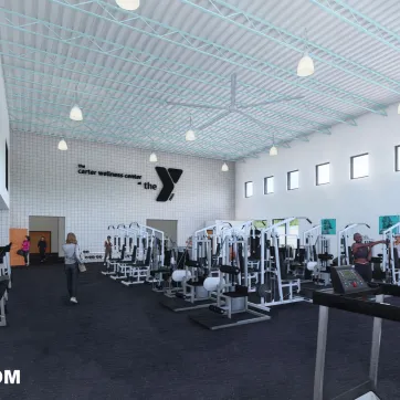 Yadkin fitness rendering
