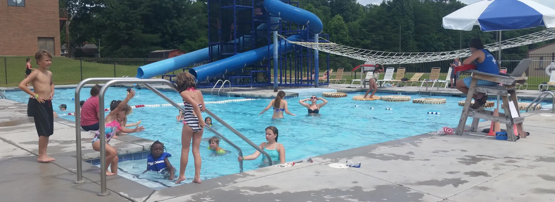 Kids at Kernersville pool